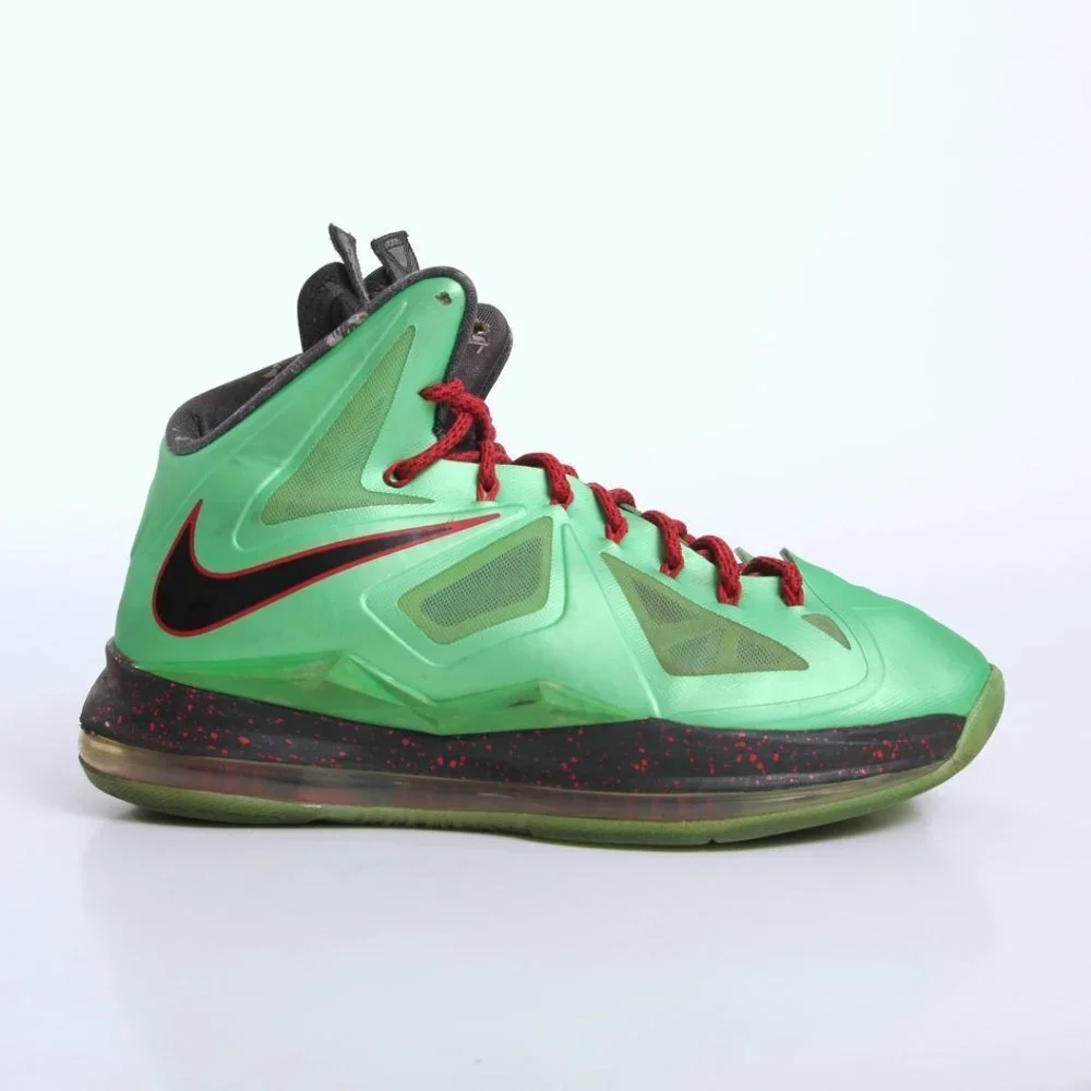 Nike LeBron James 10 Cutting Jade High Top‎ in Green Men Size 8